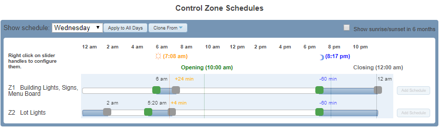 SiteSage controls restaurant lighting